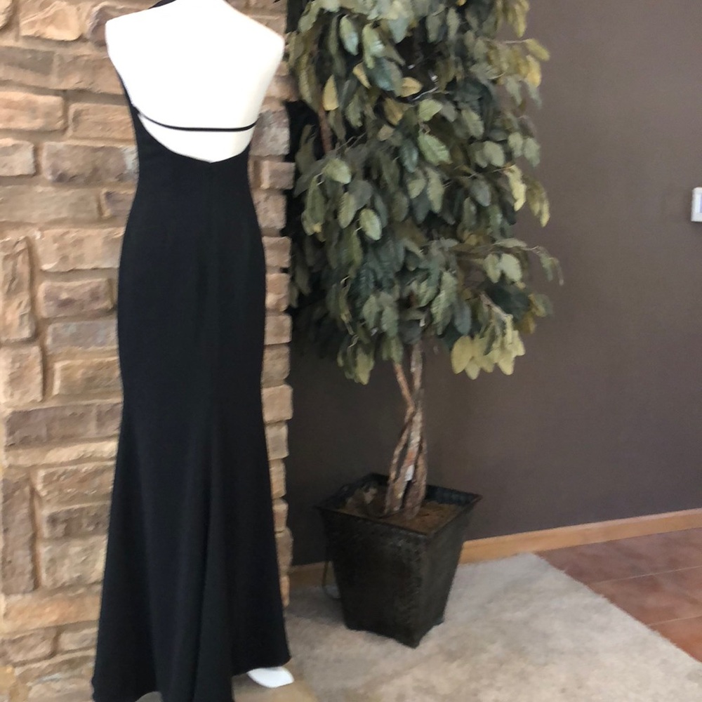 Badgley Mischka Black Maxi Dress - Picture 6 of 8
